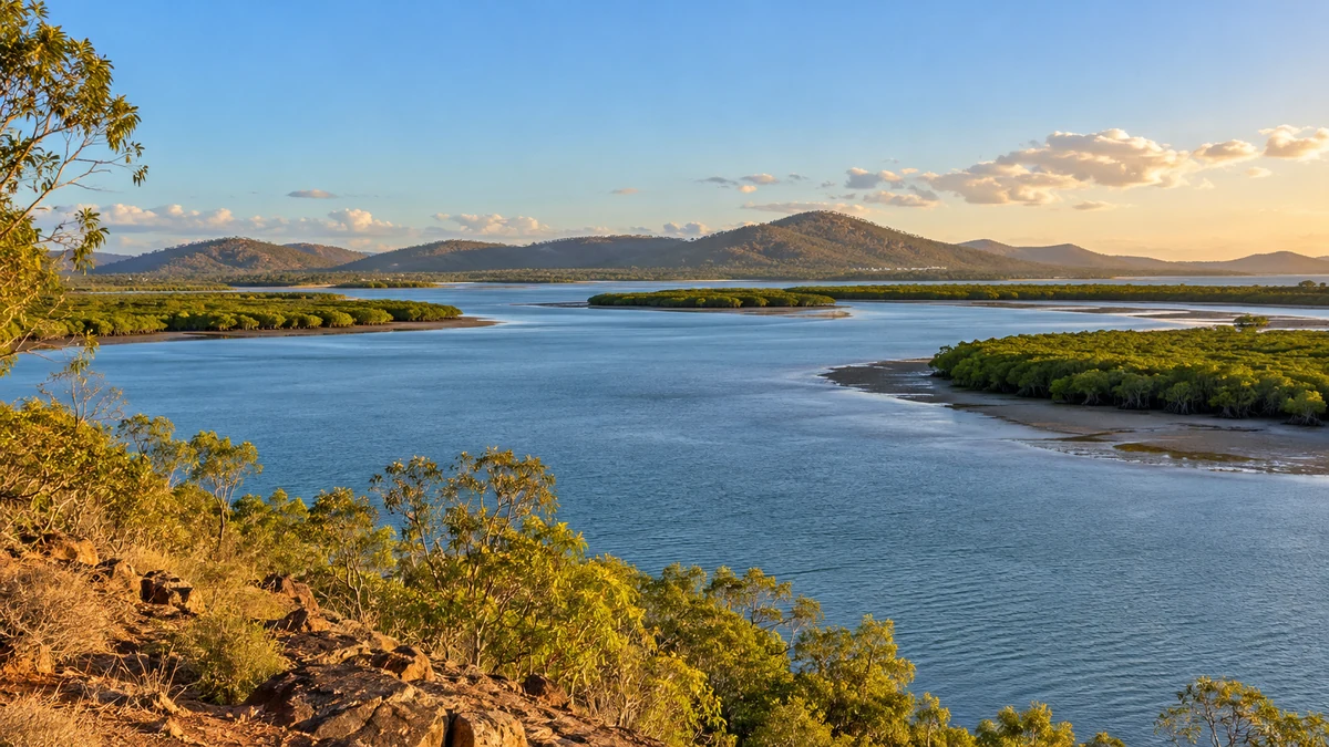 Estuary and mangroves on Queensland’s central coast