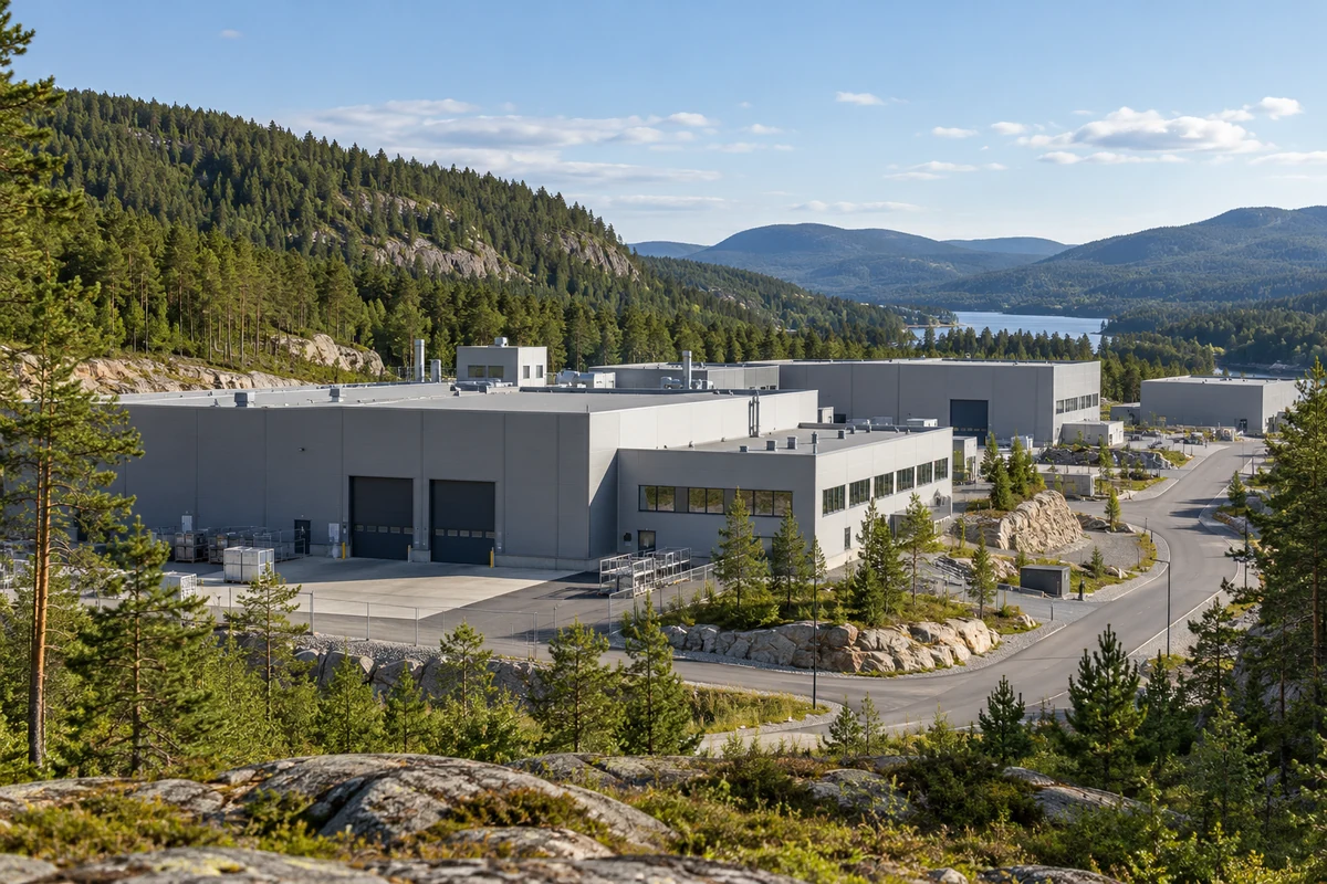 Norwegian industrial landscape