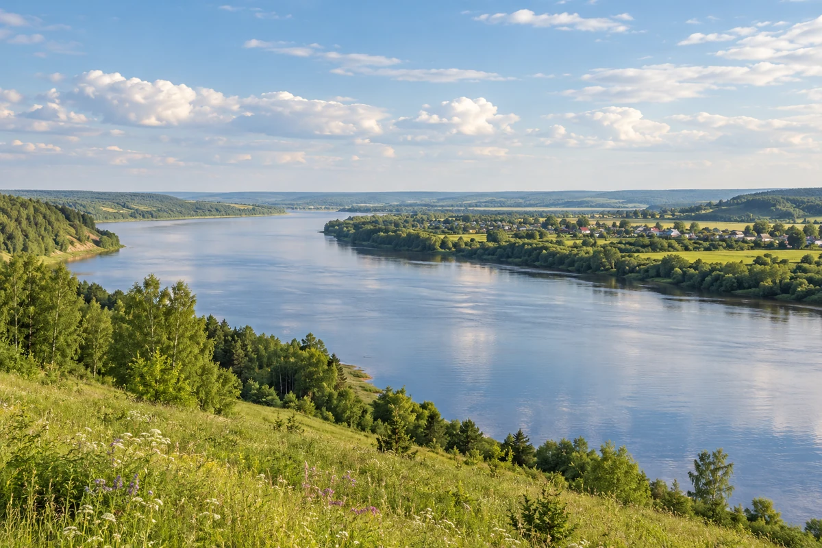 Прикамский ландшафт Удмуртии