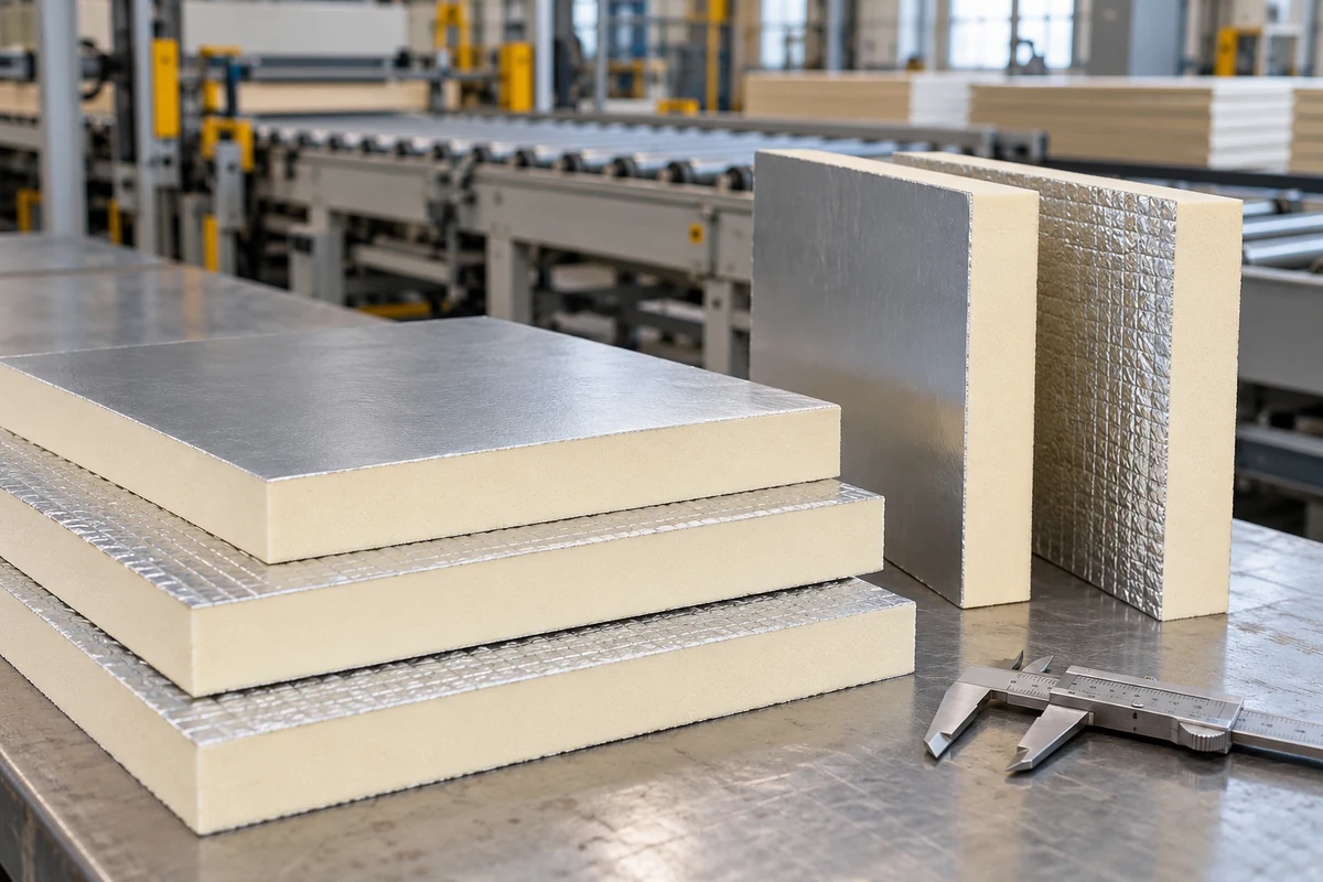 Insulation boards prepared for manufacturing