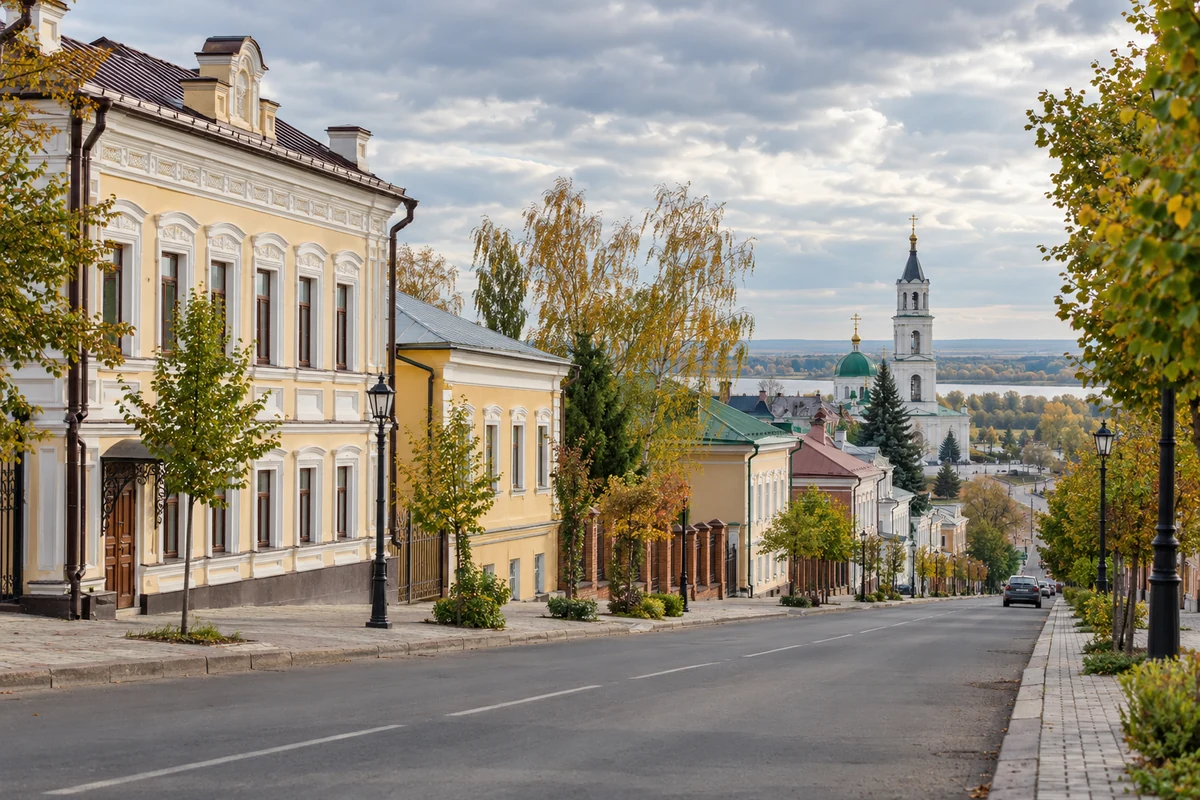 Городской пейзаж Елабуги