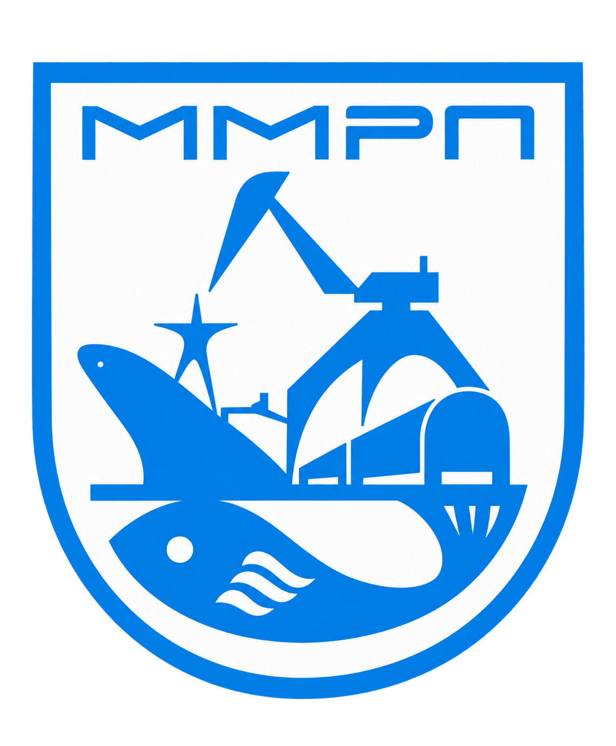 Эмблема Мурманского морского рыбного порта